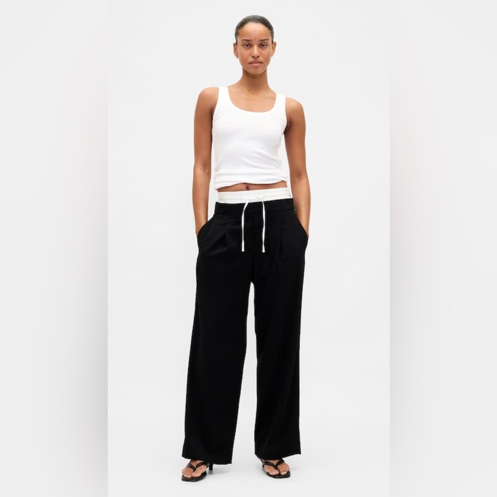 Gap Mid Rise Double-Waist Pants